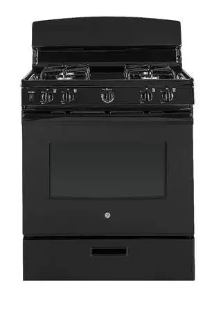 GE (R) 30 Gas Range - Black