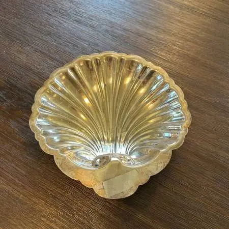 English Silver Plated Shell Dish - 9