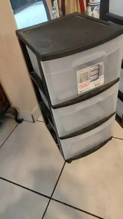 Rolling Plastic Multipurpose Storage Unit