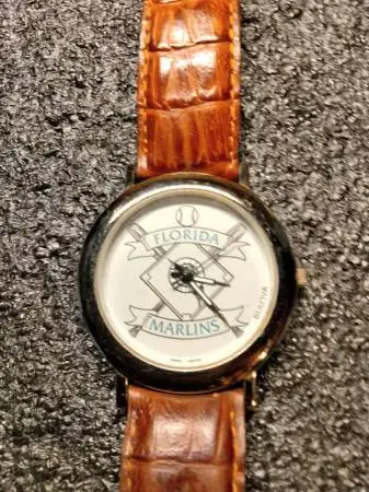 ⌚⌚ RARE VINTAGE MENS MARLINS BASEBALL WATCH ⌚⌚