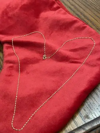 New Italian GOLD 23” Diamond Cut, .750 or 18k