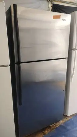 Refrigerator whirlpool nice stainless steel