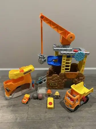 FISHER-PRICE LITTLE PEOPLE WORK TOGETHER CONSTRUCTION SITE ~ PLUS!!!