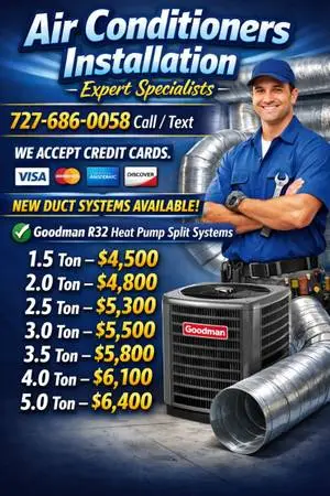 AC 🌀Replace✅️ A C 🧊 SYSTEMS A/C ✅ DUCTWORK HVAC A/C ✅ AIR TODAY