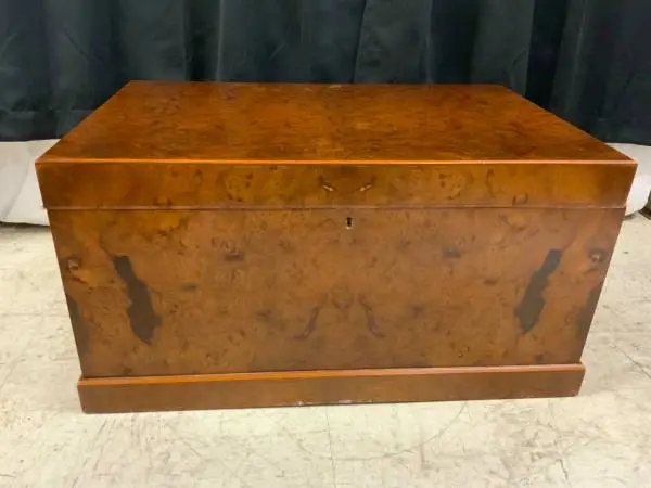 Burlwood chest