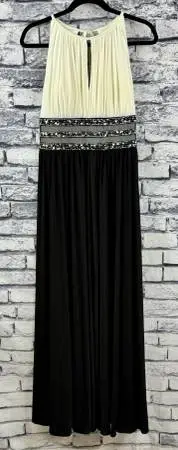 R&M Richards Black & White Dress