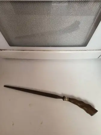 sharpening and honing steel old--$35