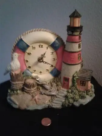 *Lighthouse Mantle Clock- Like New!*