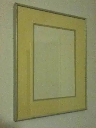 Metal Picture Frame with Pretty Double Matte