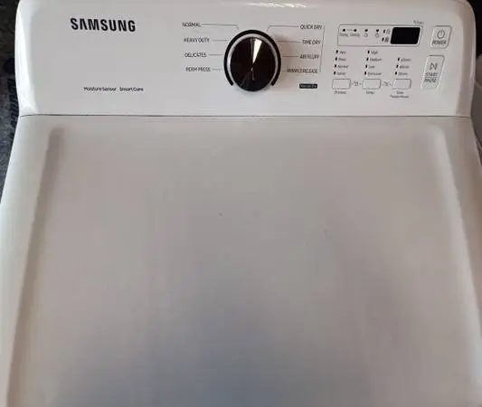 Super capacity very large Samsung 7.2 cubic feet electric clothes dryer