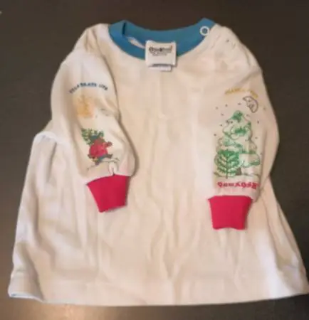 Vintage 90s OSHKOSH Baby Shirt 6-9mn Celebrate Life Graphic Teddy Bear