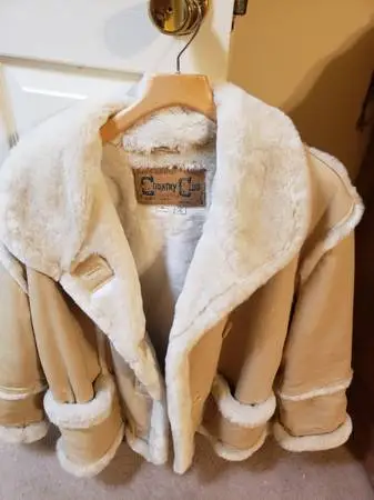 Lloyds Elliot Country Club Soft Leather and Faux Fur Coat Size M