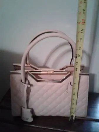 **Available, Like New! Dune London Quilt Blush Pink & Gold Bag**