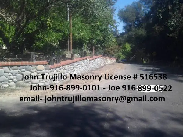 STONE & BRICK PATIOS, WALKWAYS, BLOCK WALLS, ALL MASONRY WORK & REPAIR