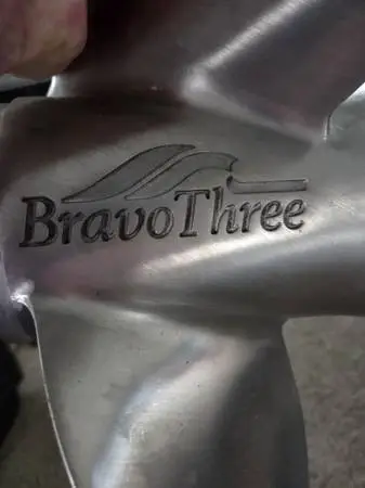 *QUICKSILVER* BRAVO III (3) * Stainless Duo Props*