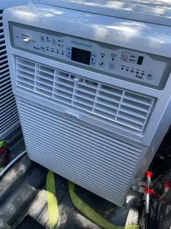 (2) Keystone 10000 BTU tall window ac