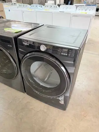 WHIRLPOOL GRAY FRONT LOAD GAS DRYER