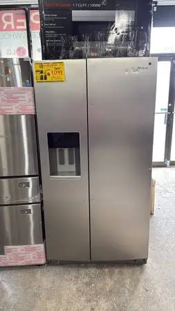 STAINLESS SIDE BY SIDE REFRIGERATOR