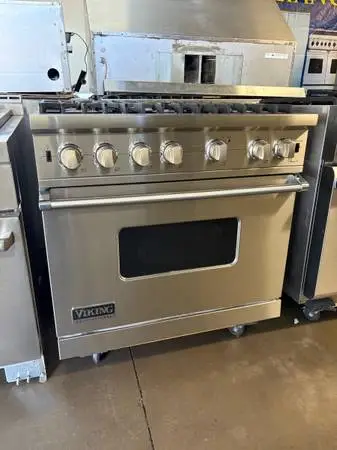 Viking 48” Stainless Steel Gas Range Stove