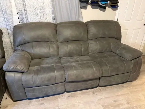 Ashley furniture couch and recliner