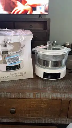 Low Carb Glass Mini Rice Cooker / Hotpot (2-Cup Capacity) $60 OBO