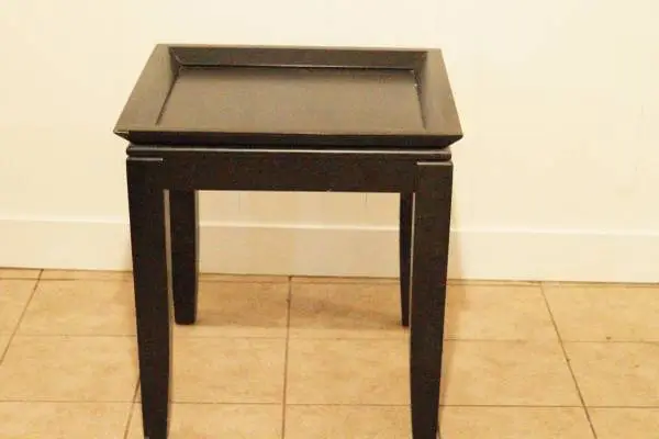 Black End Table