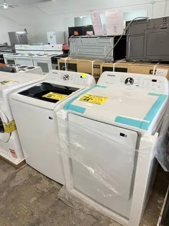NEW OPEN BOX WASHER AND DRYER