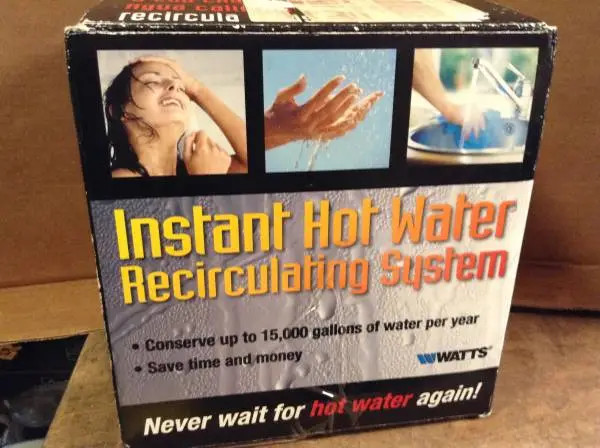 Watts Hot Water Recirculation System Heat H2o 24hr Timer New