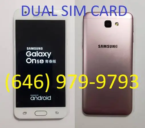 PINK WHITE Samsung Galaxy On5 6 UNLOCKED DUAL SIM Phone
