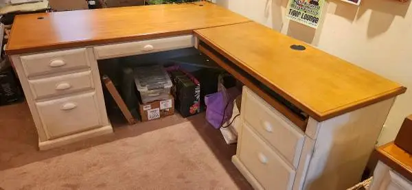L shaped desk