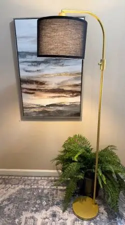 Gold Floor Lamp