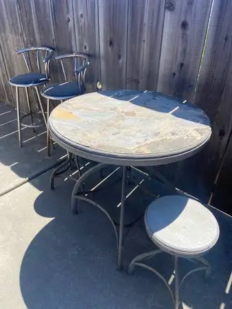 Adjustable Table & Chairs