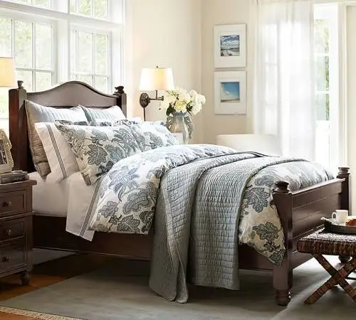 Pottery Barn Queen Bed Nightstand and Dresser Cortona Spanish