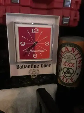 ballantine beer clock