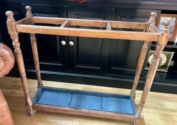 Vintage Umbrella Stand with drip tray