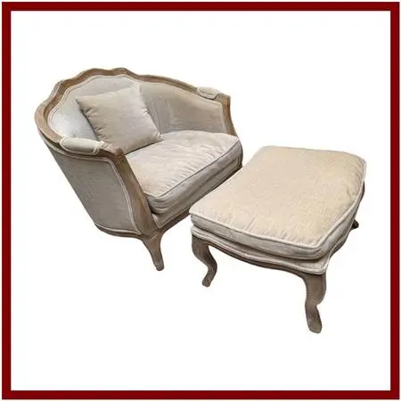 Zentique For Wisteria Maison Love Chair + Ottoman