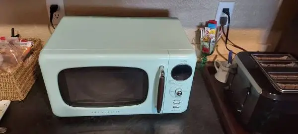 Vintage Retro Style Microwave