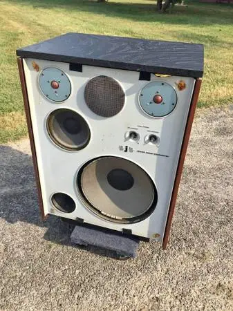 Flagship Jensen Labs 5 WAY SPEAKERS 1974 Vintage MODEL 15 woofer HUGE