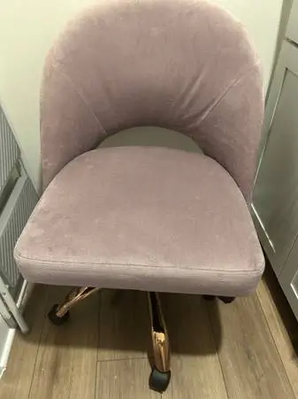 Rocking Chair, foot rest, purple office chair