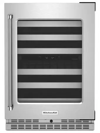 *Brand New* KitchenAid 24” Stainless Steel Dual Zone Wine Cooler