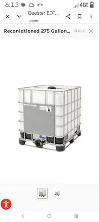 275 gallon IBC Caged Totes