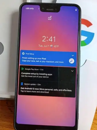 Google Pixel 3 LX smartphone