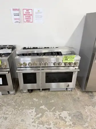 48IN DUEL FUEL JENN AIR GAS RANGE