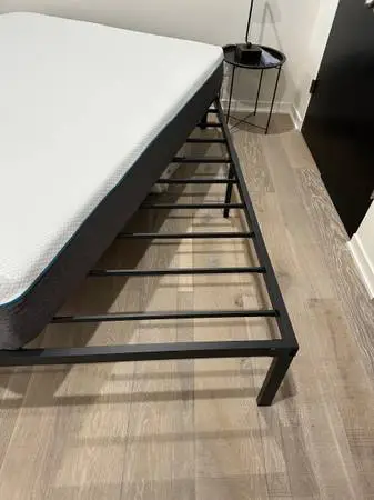 Almost new GEL mattress & frame
