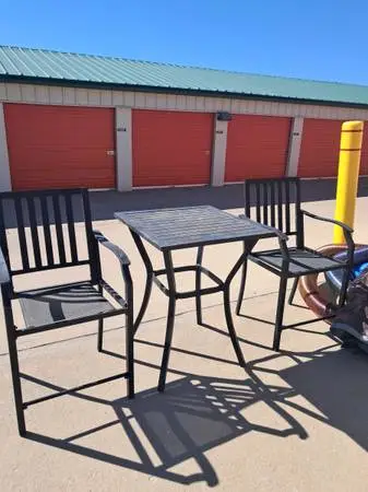 Aluminum table and chairs