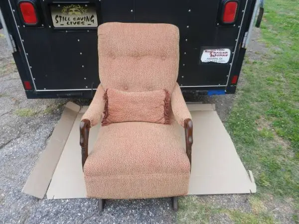 ANTIQUE GOOSENECK ROCKER-MUST SEE-PRICED TO SELL