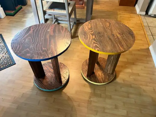 Indoor/outdoor side tables
