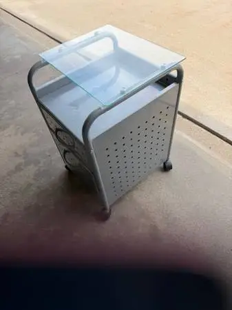 Metal utility cart