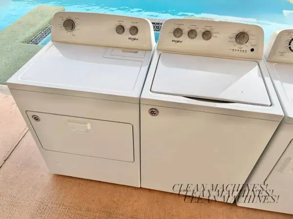 Whirlpool Washer and Gas Dryer CLEAN MACHINES!