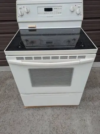 KitchenAid flat top stove SERVICED
